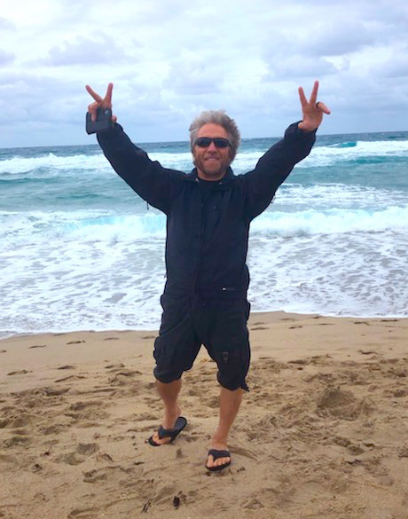 Gregg Braden on beach